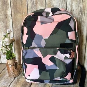 STATE Slim Lorimer Backpack Camo Pink